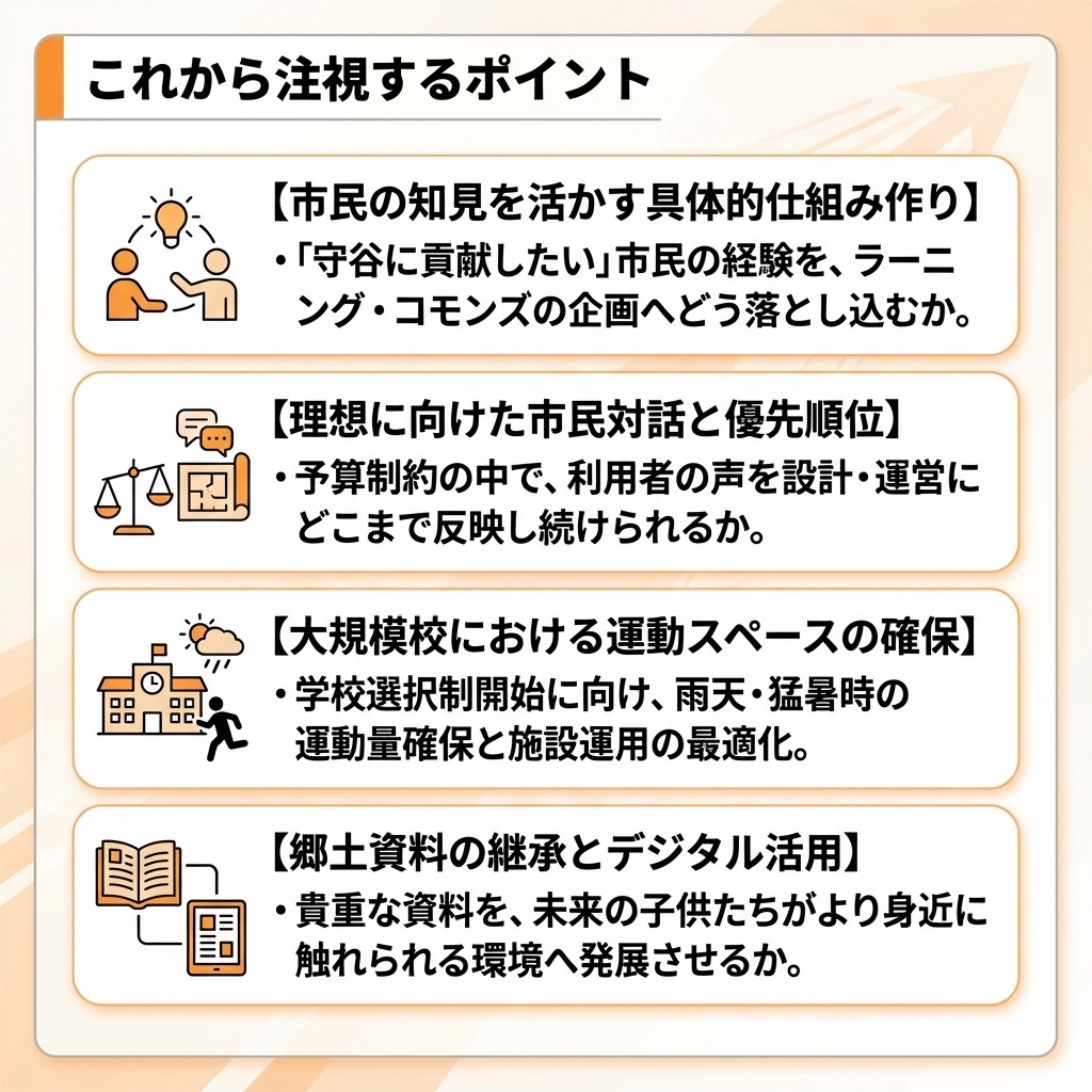 これから注視するポイント