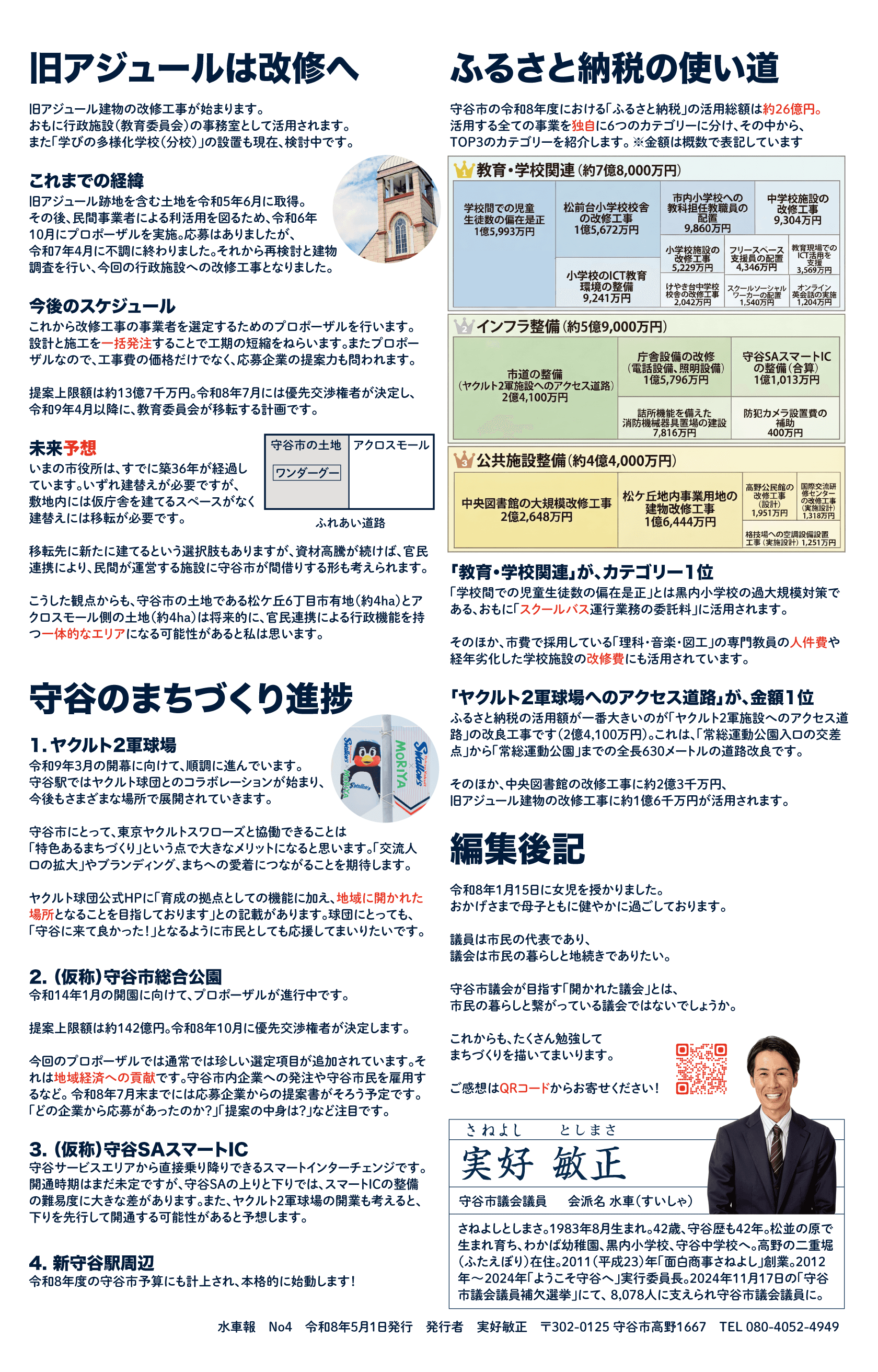 水車報 No.4 裏面